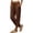 ZA-Coffee-pants for women, variant on Women's Linen Pants Straight Leg Cropped Pant for Beach Breathable Drawstring Elastic Waist Bohemian Trousers with Side Snap Button