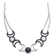thumbnail image 1 of Alchemy of England Pendentif Collier Perle Triple Déesse Lune Tres Lunae, 1 of 4