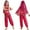 A-Hot Pink280, variant on XAOWF Child Girls Performances Sets For Comfortable Breathable Sleeveless Tops And Harem Pants Stage Outfits Stylish Leisure Clothes Outfits 7-10 years