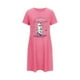 thumbnail image 5 of Camisón corto de talla grande para mujer, camisón de manga corta con estampado de pecho a la moda, camisón para mujer, 5 of 5