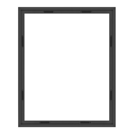 MCS Canvas Float Frames 16x20 Frame, Black Frame for Finished Canvases, Vertical & Horizontal Wall Hanging Large Frame with Adhesive for Canvas Paintings (1-Pack)