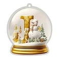 thumbnail image 2 of Adorno para coche de cristal amarillo de 26 letras, colgante de árbol de Navidad, decoración del hogar, 2 of 3