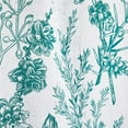 thumbnail image 5 of Sage Green Botanical Shower Curtain, Hand Drawn Nature Plants Leaves with Floral Shower Curtain Bathroom Decor, Neutral Vintage Cottagecore Rustic Fabric Shower Curtain Set with Hooks 72x72, 5 of 6