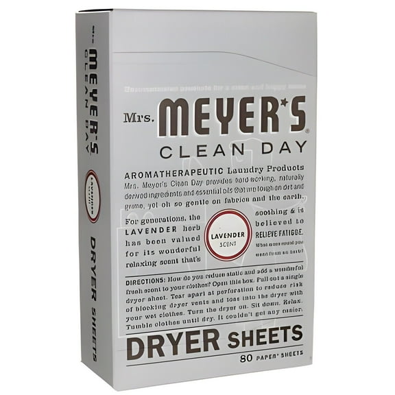 Mrs. Meyer's Clean Day Dryer Sheets - Lavender 80 Ct