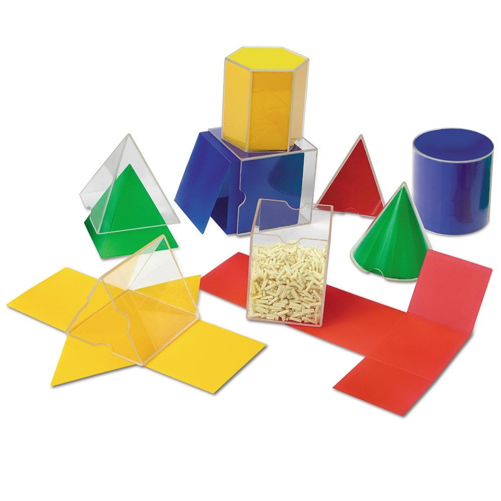Learning Resources Folding Geometric Shapes Set, Math Manipulatives