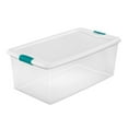 thumbnail image 3 of Sterilite 106-Qt Latching Storage Box (4-Pack) & 64-Qt Container (12-Pack), 3 of 11