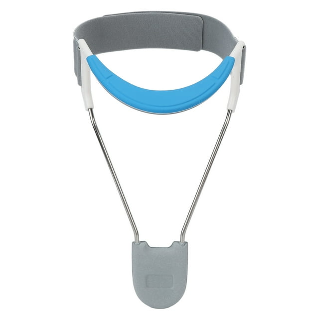 Correct Neck Forward Tilt Device, Pain Relief Cervical Gear Steel Wire Physical Therapy Correct Sitting Posture For Adults For Work S Below 13inch Blue