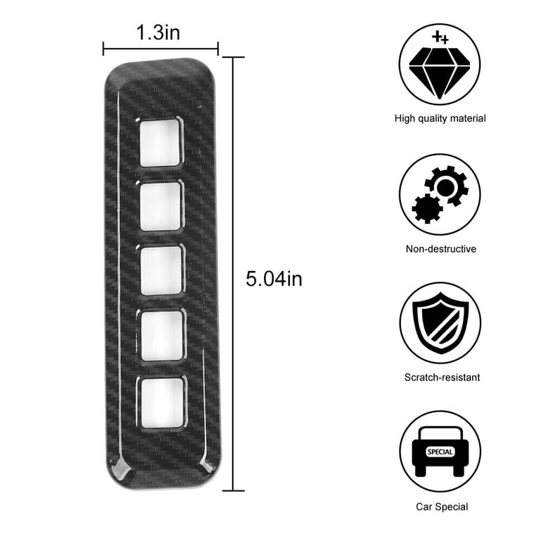 Voodonala for F150 Chrome Door Lock Password Button Pillar Post Keypad Trim for Ford F150 2015-2020, Moldings - Canada