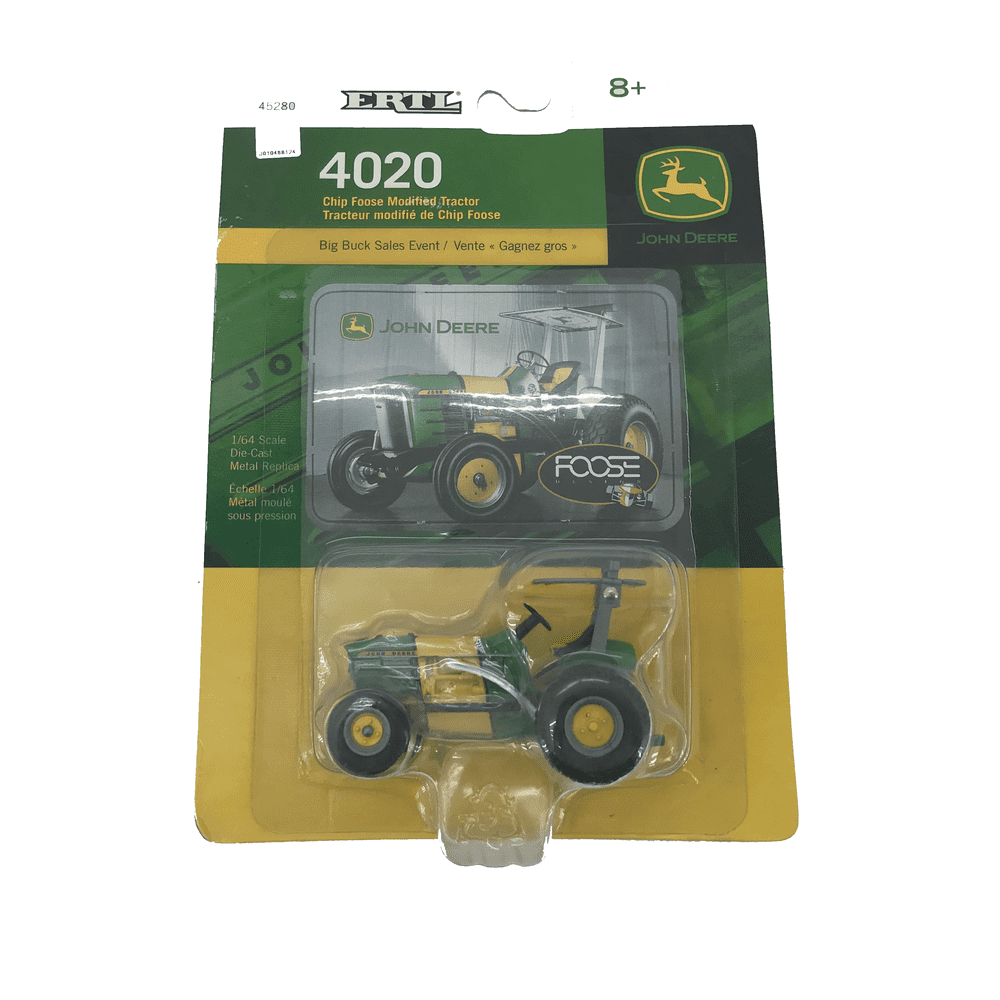 John Deere Chip Foose Modified 4020 Tractor, 1/64 DieCast TBE45280