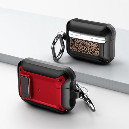 Duo Shield Secure Lock Designed For Airpods Pro With Hook  Red/Black price history on PriceWatchPro