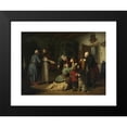 thumbnail image 2 of Leopold Löffler 14x11 Black Modern Framed Museum Art Print Titled - Return from Bondage (1863), 2 of 5