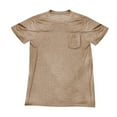 thumbnail image 2 of Tshirts For Men Loose Solid Short Sleeved Round Neck Pocket T Shirt Summer Casual Tee Tops, 2 of 4