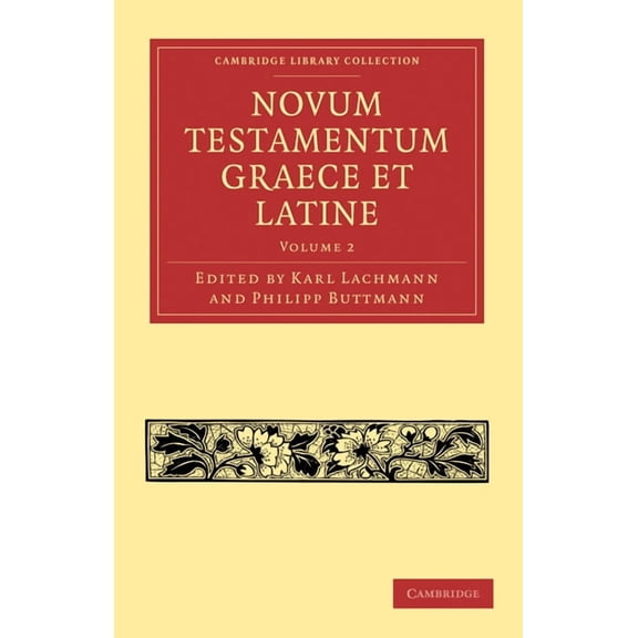 Novum Testamentum Graece Et Latine, (Paperback)