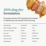 Nutrafol Womens Hair Growth Supplements, Ages 18-44, Clinically Proven for Visibly Thicker and Stronger Hair, Dermatologist Recommended - 1 Month Supply