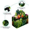 thumbnail image 3 of Tropical Plants Large Capacity Reusable Oxford Cloth Grocery Baskets: Foldable Toy Basket, Storage Bag, Easter Basket, 3 of 7