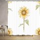 thumbnail image 4 of Girasoles Cortina de Ducha Decorativa Otoño Acuarela Flores Amarillas,11 Feliz Sencillez, 4 of 5