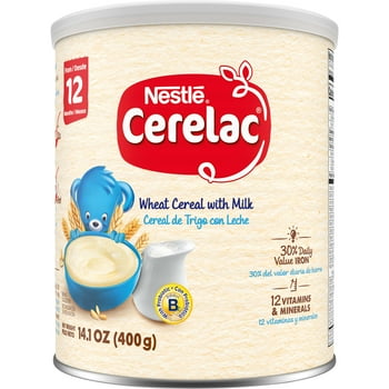 Nestle Cerelac, Baby Cereal, Wheat Cereal with Milk, 14.1 oz