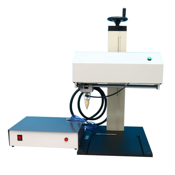 PreAsion Pneumatic Metal Marking Machine Pneumatic Dot Peen Engraver Engraving Tagging Logo Machine 110V