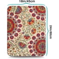 thumbnail image 4 of Washable Rubber Contemporary Red Multicolor Dish Drying Mats for Kitchen Counter Home Large Coffee Bar Pad Accessories and Decor for Utensils Stemware 18''''x24'''', 4 of 5