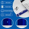 thumbnail image 2 of MeliInma Interactive Cat Toy for Indoor Cats, 5 Patterns and 3 Modes, Rechargeable Pointer Toy for Pets Playing and Training, Blue, 2 of 4