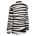 thumbnail image 5 of Animal Black And White Zebra Pattern Long Sleeve Blouse Woman Streetwear Casual Shirts Summer Oversize Woman Streetwear Clothing Birthday Present, 5 of 7