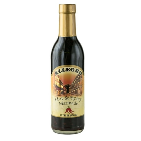 Allegro Single - Allegro Hot & Spicy Marinade 12.7 oz Glass Bottle - Single Pack