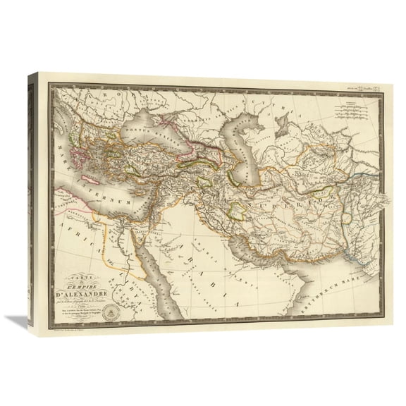 Global Gallery Adrien Hubert Brue 'L'Empire d'Alexandre, 1822' Canvas Wall Art