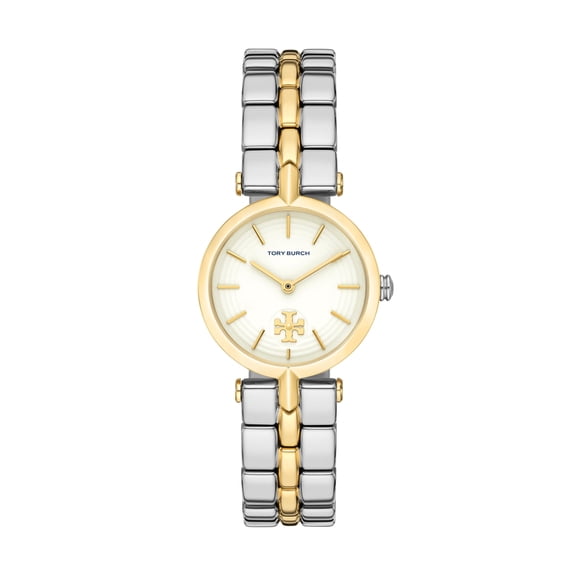 NEW TORY BURCH Women's Kira Two-Tone Stainless Steel Bracelet Watch 30mm TBW2044