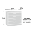 thumbnail image 3 of Sdynes Prime Oak 2-Drawer Lateral File Cabinet Charter Oak, 3 of 5