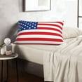 thumbnail image 6 of Sikiie America Flags3 Print Plush Pillow Cover, Wrinkle-proof and Stain-resistant Pillow Protector without Pillow Core, Home Decoration-20"x30", 6 of 6