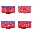 thumbnail image 5 of harmtty Marry Money Package Large Capacity Design Wedding Party Embroidery Attractive Creative Decorate Delicate Print Damask Cloth Money Envelope for Spring Festival,C, 5 of 8