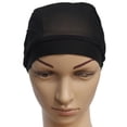 thumbnail image 2 of Gorros de malla para mujer, superelásticos, para quimioterapia, cáncer, turbante, gorros Hijab para envolver la cabeza Negro Hugo Hijab musulmán para mujer Turbante, 2 of 10