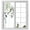 Green, variant on Blue Teal Eucalyptus Leaves Privacy Window Film,Decorative Frosted Glass Window Film,Watercolor Weeping Botanical Reusable Peel and Stick Static Cling for Home Bathroom Office Glass Door 17.7"x39.3"