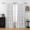 White, variant on Thermal Insulated Blackout Window Curtains, Boho Ruffle Window Treatments with 3 Rows of Butterfly , Rustic Rod Pocket Drapes, 2 Panels (White, 52" W x 84" L)