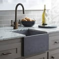 thumbnail image 6 of Native Trails Nsb1515 Nativestone 15" Farmhouse Single Basin Concrete Kitchen Sink - Pearl, 6 of 7