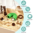 thumbnail image 4 of WLGJL 12 PCS Hamster Toys Set, Guinea Pig Toys Small Animal Chewing Toy and Rat Cage Accessories, Chinchillas, Gerbils, Rats, Rabbit Rodents Teeth Care, Mouse Toy Swing Seesaw Bridge, 4 of 7