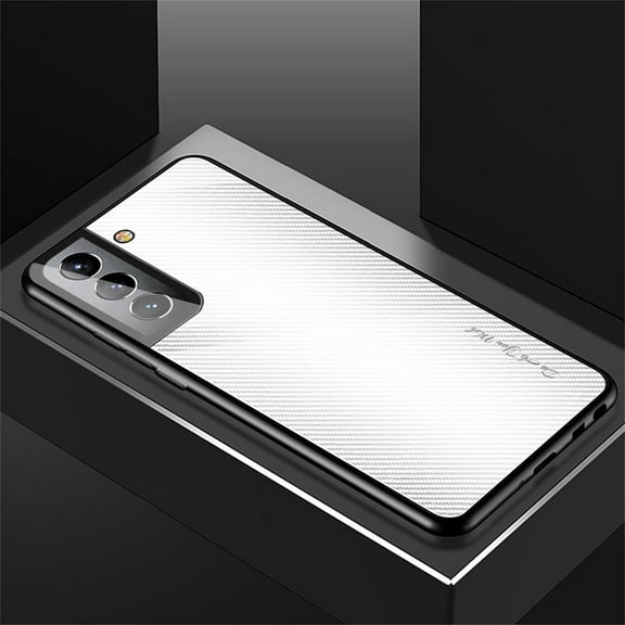 SaniMore for Samsung Galaxy S23 Case, Samsung S23 Cover with 9H Tempered Glass Backplane Shock Absorption TPU Bumper & Solid PC Heavy Duty Full Body Protection Cover, White