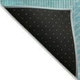 thumbnail image 7 of Dalyn Rugs Machine Washable Indoor/Outdoor Chantille Teal 8' x 8' Round Rug, 7 of 7