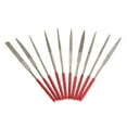 thumbnail image 1 of 10 Pcs/Set Guitar Fret Nut Saddle Slot Pickguard Grinding File Set Guitar Repair Tool, 1 of 6