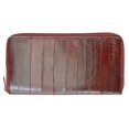thumbnail image 3 of Genuine Eel Skin Zippered Ladies Wallet E 7575, 3 of 3