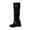 Black, variant on Fesfesfes Fuzzy Boots for Women Warm And Comfortable Suede Belt Buckle All Match Inner Heightening US:6(37)