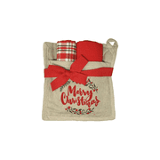 Merry Christmas Kitchen Gift Set Holiday Kitchen Towels, Pot Holder Gift Set