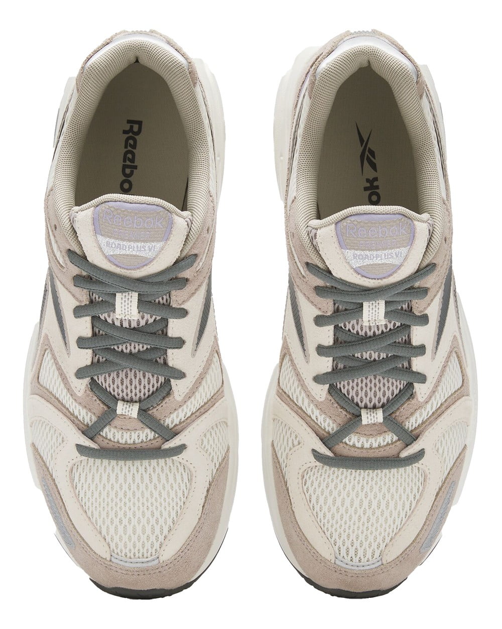 Mens Reebok RBK PREMIER ROAD PLUS VI Shoe Size: 10 Ash - Alabaster - Chalk Running