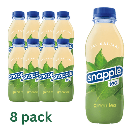 Snapple Green Tea, 16 fl oz, Pack of 8