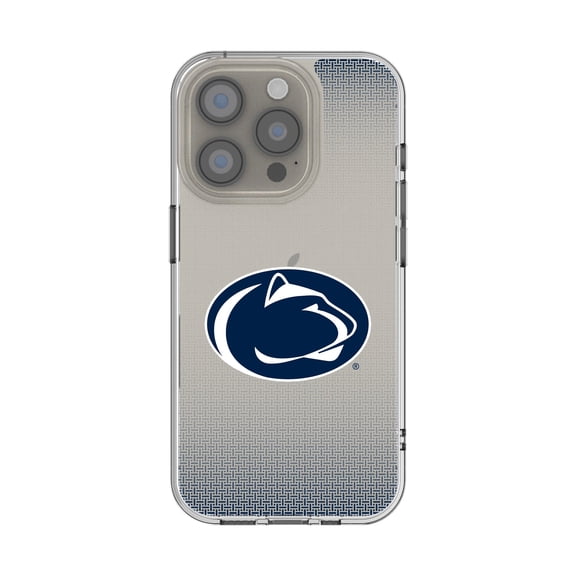 Penn State Nittany Lions Linen Logo iPhone Clear Case