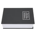 thumbnail image 3 of Secret Book Shape Case, Security Protection Stainless Steel Reinforced Steel Shockproof Moisture Book Safe Box With Keys For Home Red,Black, 3 of 6