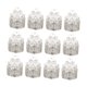 thumbnail image 5 of 12 piezas de cajas de almacenamiento de dulces Cajas de embalaje Jares Accesorios Favores de boda contenedores de bocadillos para eventos Suministros Cisne plateado, 5 of 8