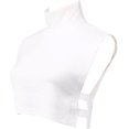 thumbnail image 2 of Zhengup 2 Pieces Fake Turtleneck Dickey Collar Half Top Mock Blouse Neck Warm Faux Detachable Collar for Women, 2 of 3
