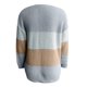 thumbnail image 5 of Blusa de suéter de color sólido con cremallera de manga larga con cuello en V clásico para mujer Pompotops gfhjh5367, 5 of 6