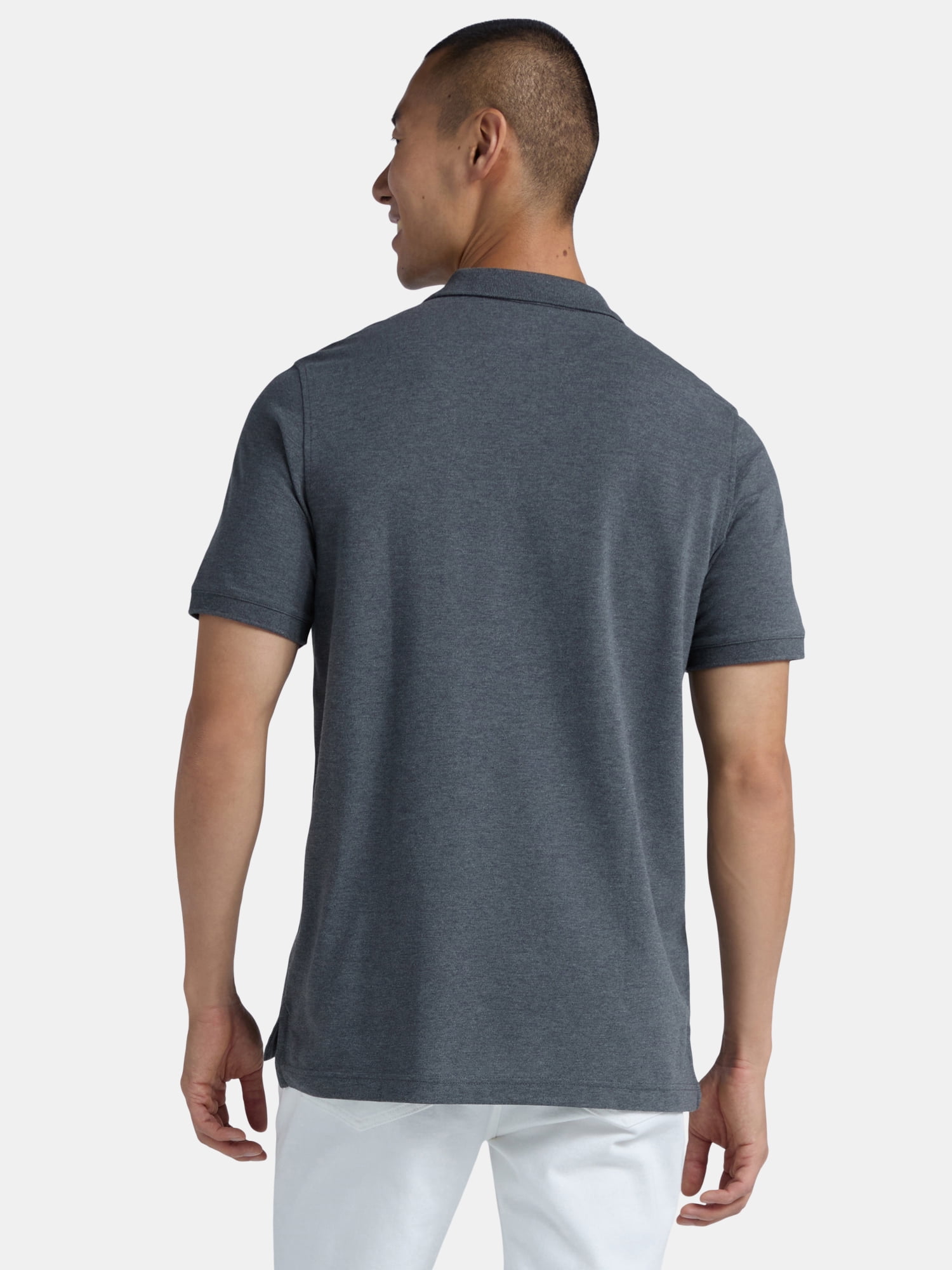 George Men's & Big Men's Active Fit 2-Pack Pique Polo Shirt, Sizes XS-3XL